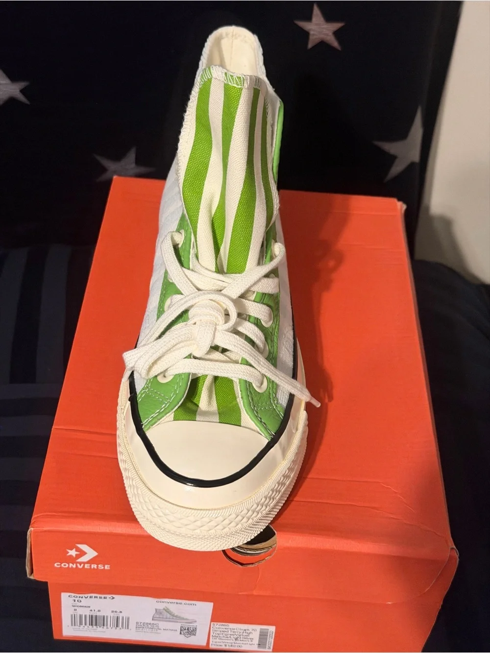 Converse Chuck Taylor All Star 1970s Sneakers Green/Blue 572865C W 10 Men 8 - Picture 4 of 8